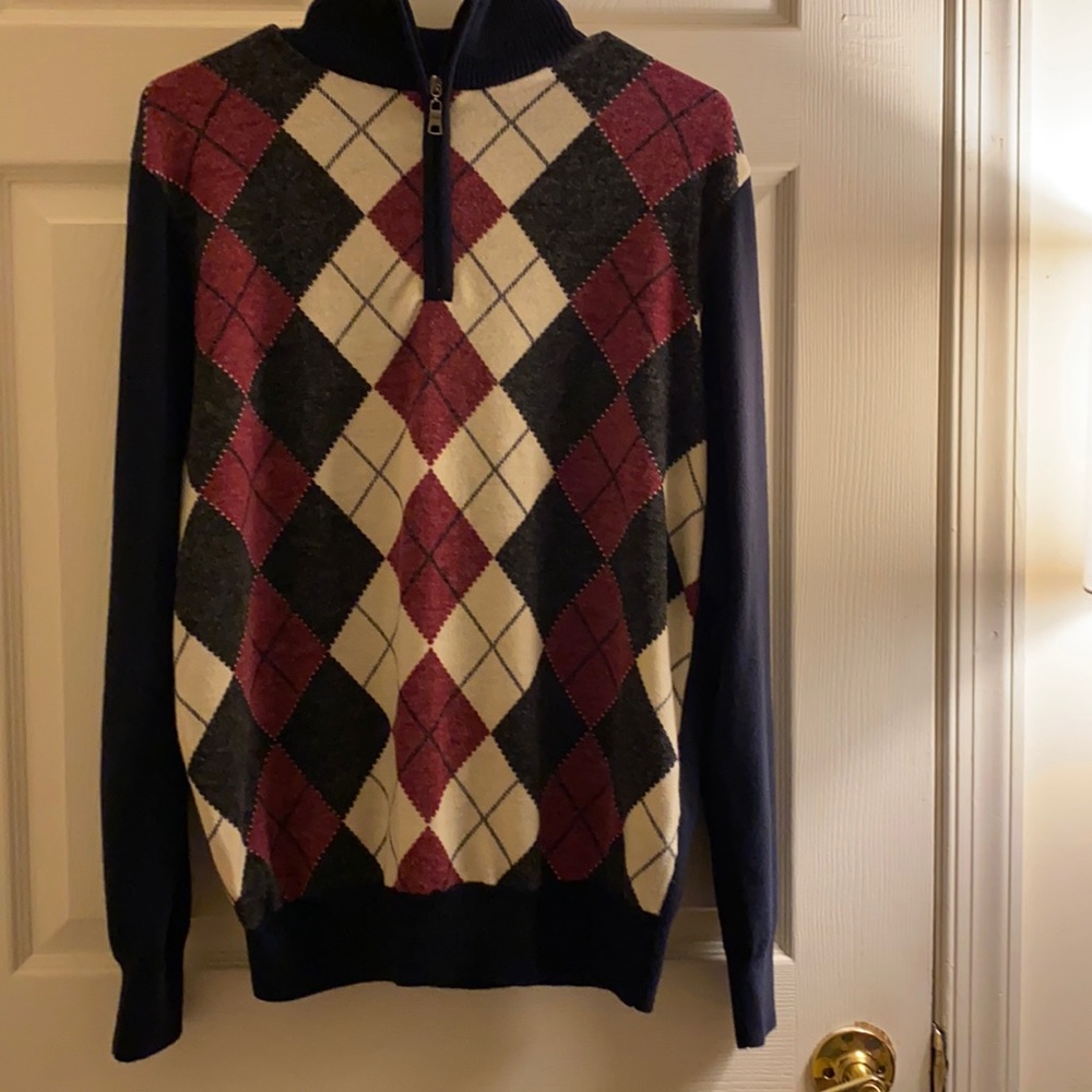 Conos Men’s Knit Cashmere Merino Wool Blend Sweater Size L/ XL